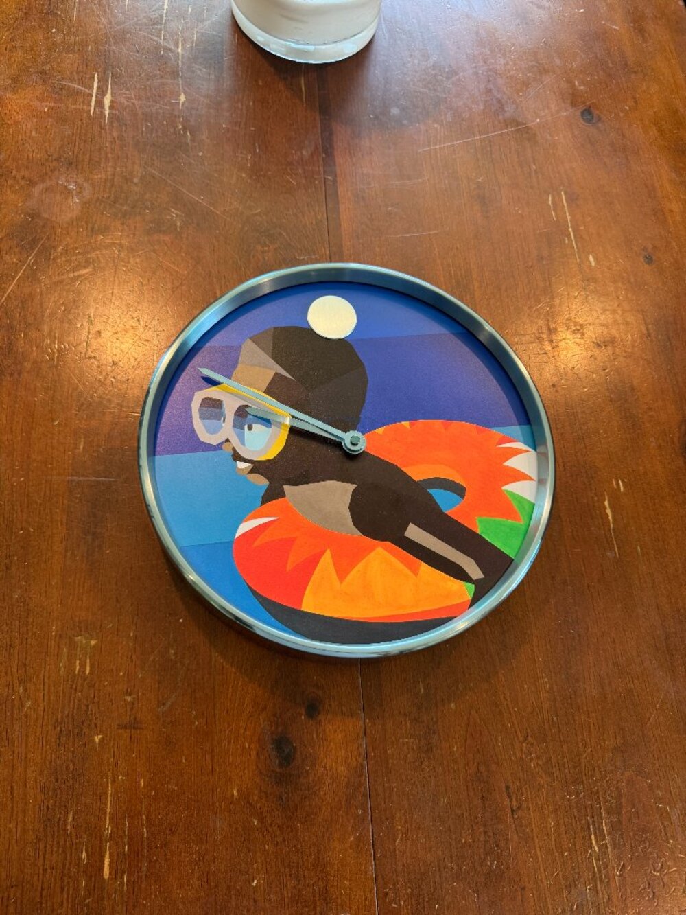 Movado x Derrick Adams "Floater" Limited Edition Wall Clock (Artist Series, 125